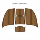 2005 White Shark 285 Bow Mat Boat EVA Faux Teak Deck Flooring Pad Self Adheisve