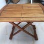 Captain's Teak Folding Table Top End-table Side Table 600x400mm Marine Boat RV