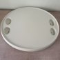 Boat Cockpit White ABS Plastic Oval Table Top 762x460mm 30x18.1 Inch Marine RV