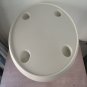 White Boat Cockpit ABS Plastic Round Table Top 610mm 24 Inch Marine Yacht RV