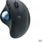 Logitech - ERGO M575 Wireless Trackball Mouse with Ergonomic Design - Wireless - Black