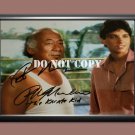 The Karate Kid Ralph Macchio Pat Morita Signed Autographed Photo Poster A4 8.3x11.7"" MO1903A4