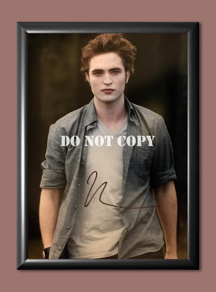 Robert Pattinson Twilight Signed Autographed Photo Poster A3 11.7x16.5"" MO2055A3