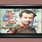 One Flew Over the Cuckoo's Nest Cast Signed Autographed Photo Poster A3 11.7x16.5"" MO1958A3