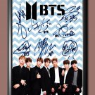 BTS Bangtan Boys Signed Autographed Photo Poster A3 11.7x16.5"" MU1414A3