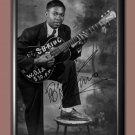 BB King Signed Autographed Photo Poster A2 16.5x23.4"" MU1404A2