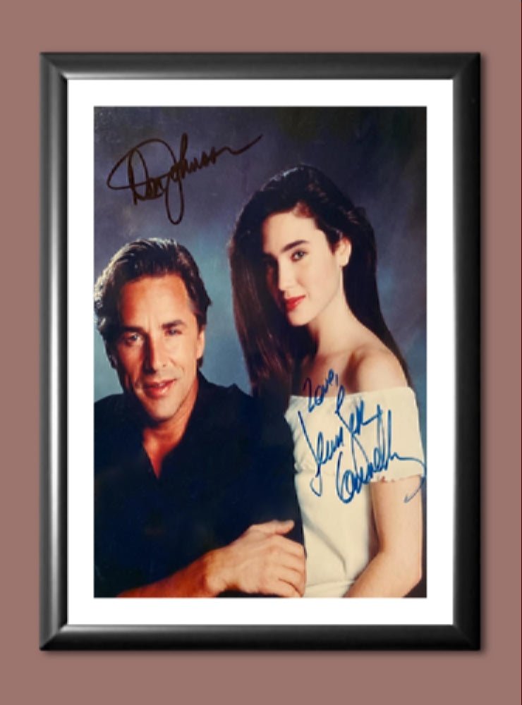 Jennifer Connelly Don Johnson The Hot Spot Signed Autographed Photo Poster A4 8.3x11.7"" MO2407A4