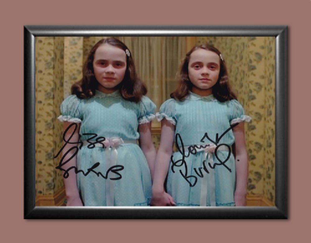 Lisa and Louise Burns The Shining Signed Autographed Photo Poster A3 11 ...