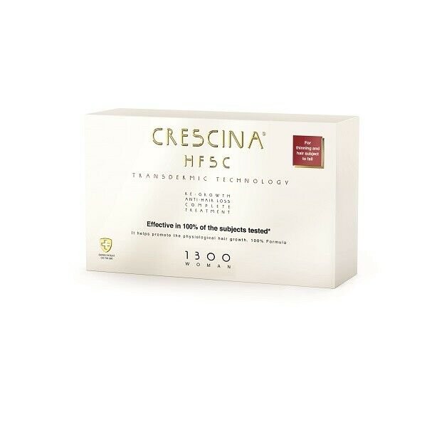 Complete treatment Crescina Transdermic HFSC 1300 WOMAN 10 + 10 VIALS
