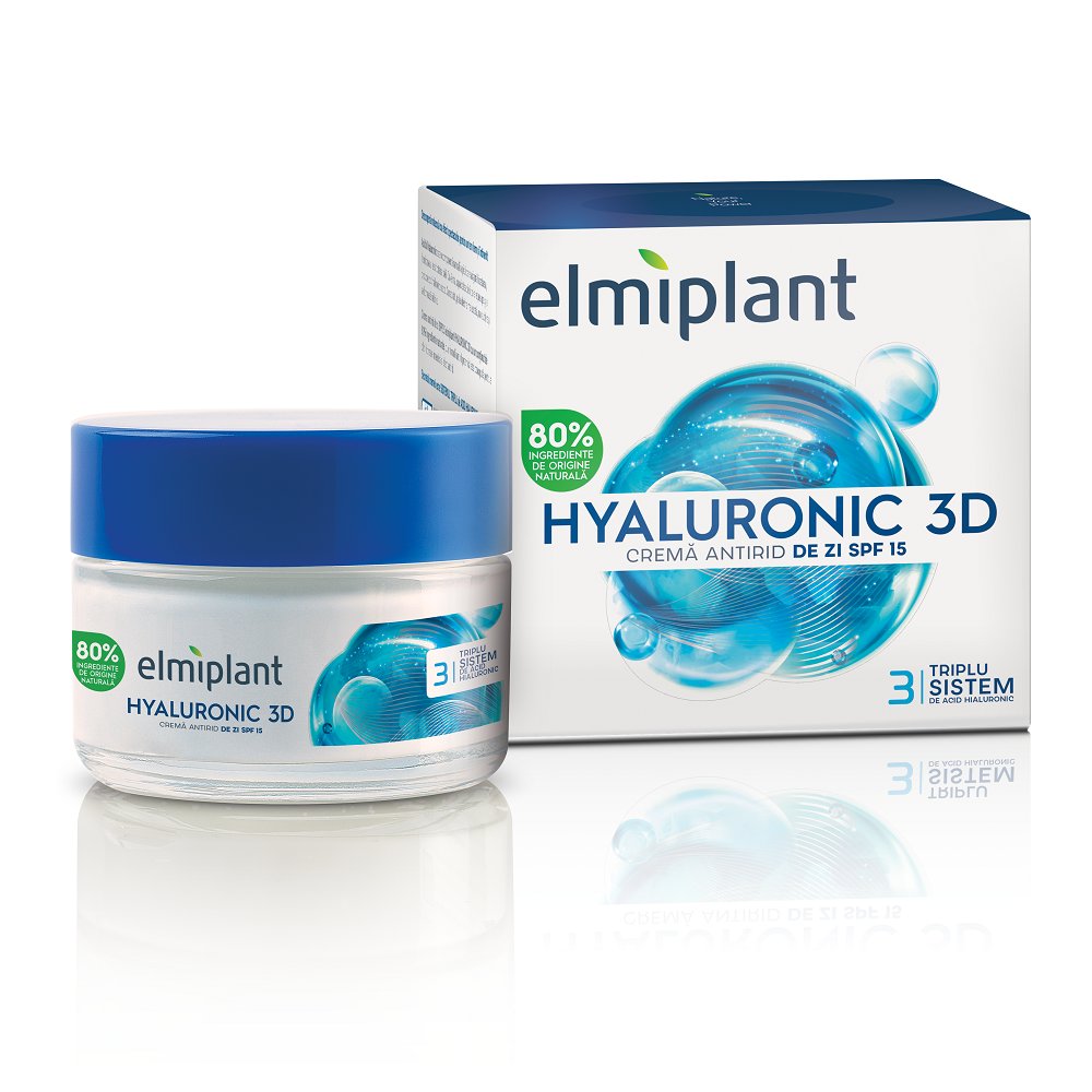 Elmiplant - SPF 15 Hyaluronic 3D anti-wrinkle day cream 50 ml