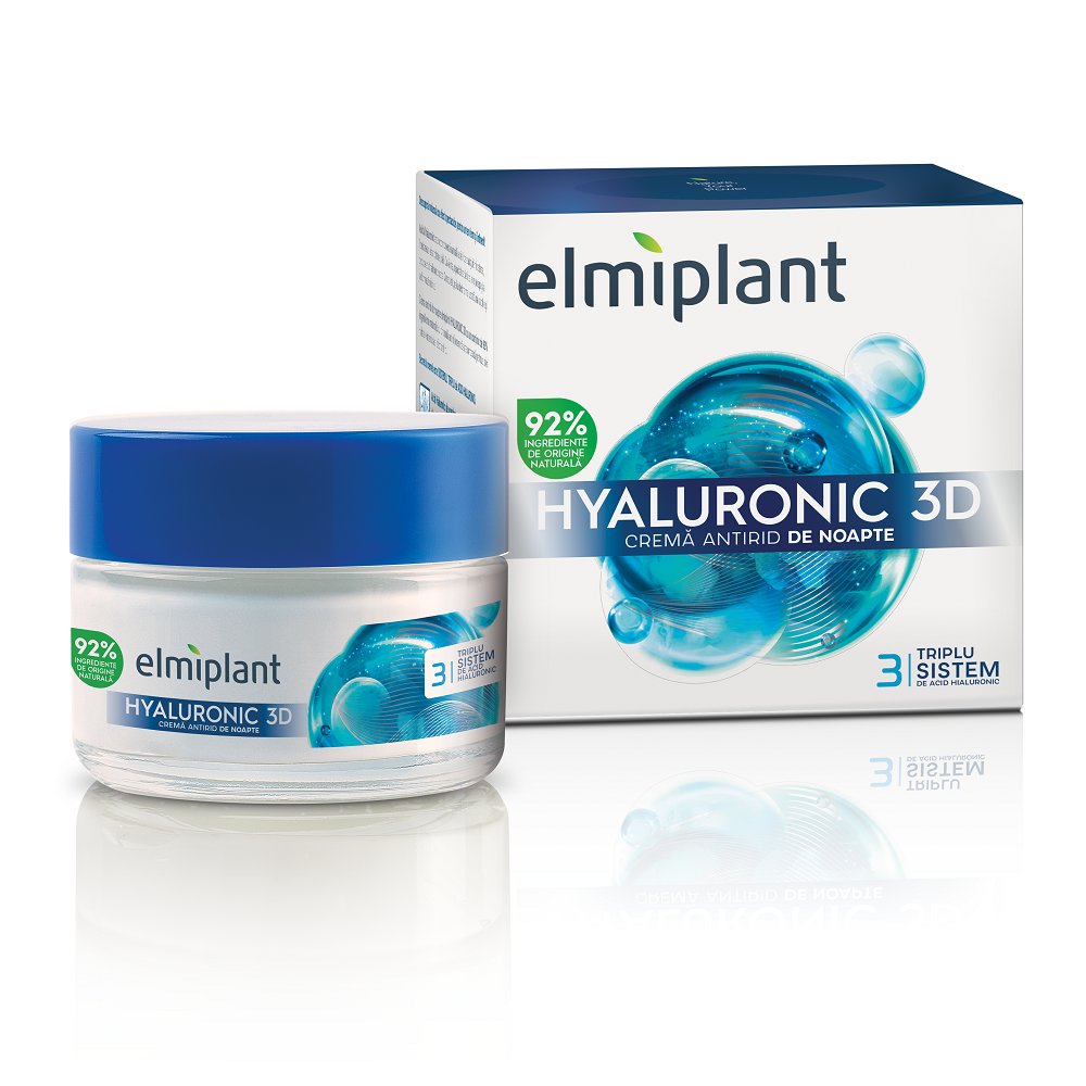 Elmiplant - Hyaluronic 3D anti-wrinkle night cream 50 ml