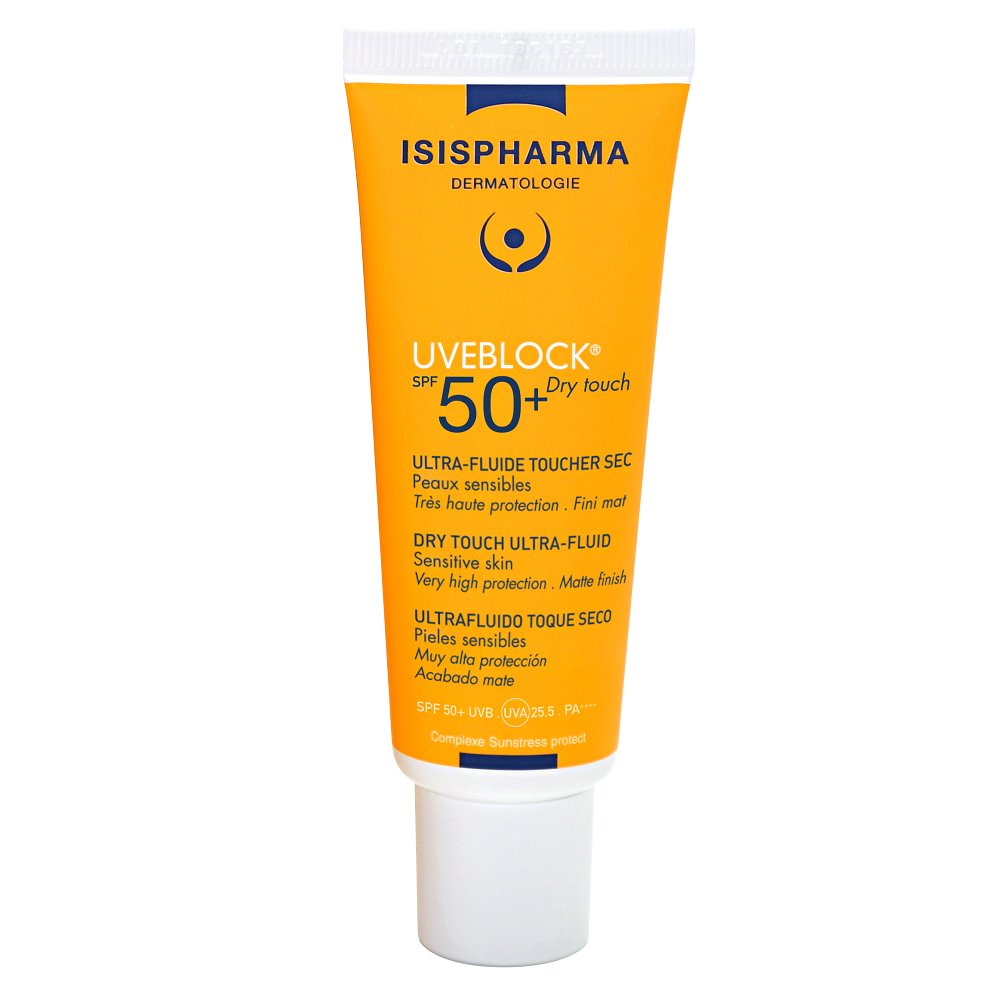 Isis Pharma UVEBLOCK SPF 50+ 40 ml Dray Touch Ultra Fluid Sensitive Skin