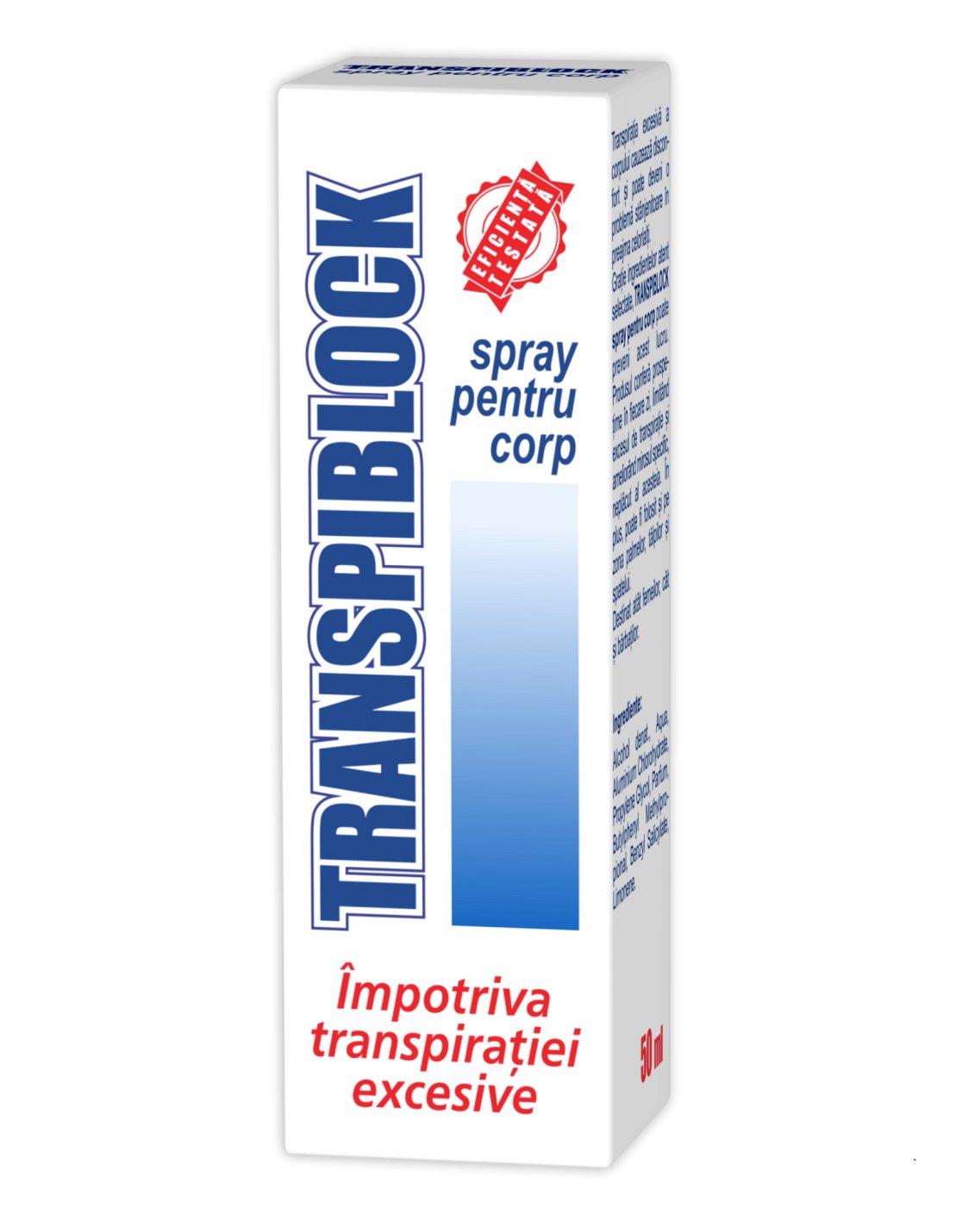 Transpiblock Body Spray 50 ml - Against excessive sweating