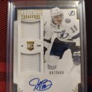 J.T. Brown Rookie ~Dual Jersey-Autograph~ on the Tampa Bay Lightning  007,456/499