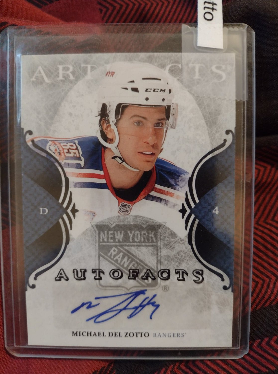 Michael Del Zotto ~Autograph~ on the New York Rangers