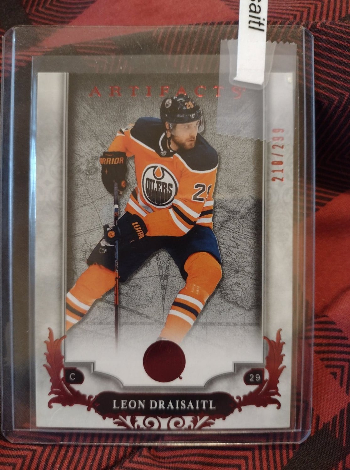 Leon Draisaitl ~Ruby~ on the Edmonton Oilers -Artifacts- 210/299