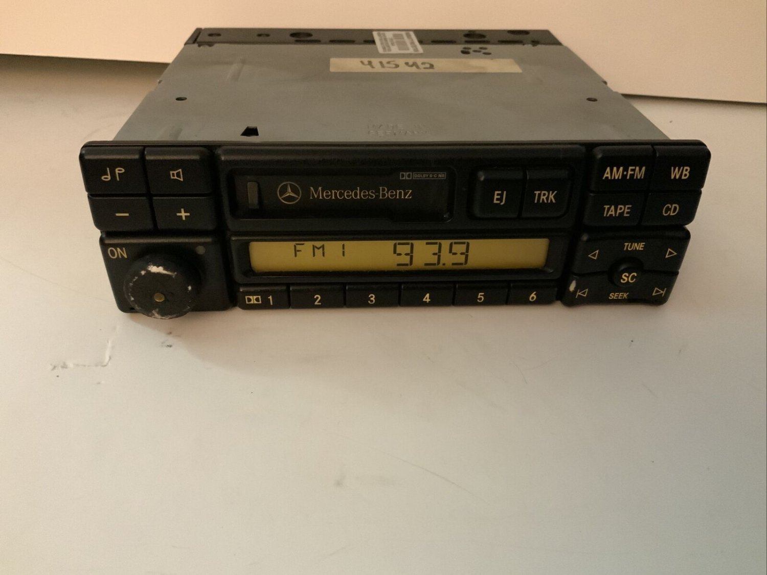 MERCEDES W140 E320 S500 S320 E420 BECKER RADIO STEREO BE1692 CODE