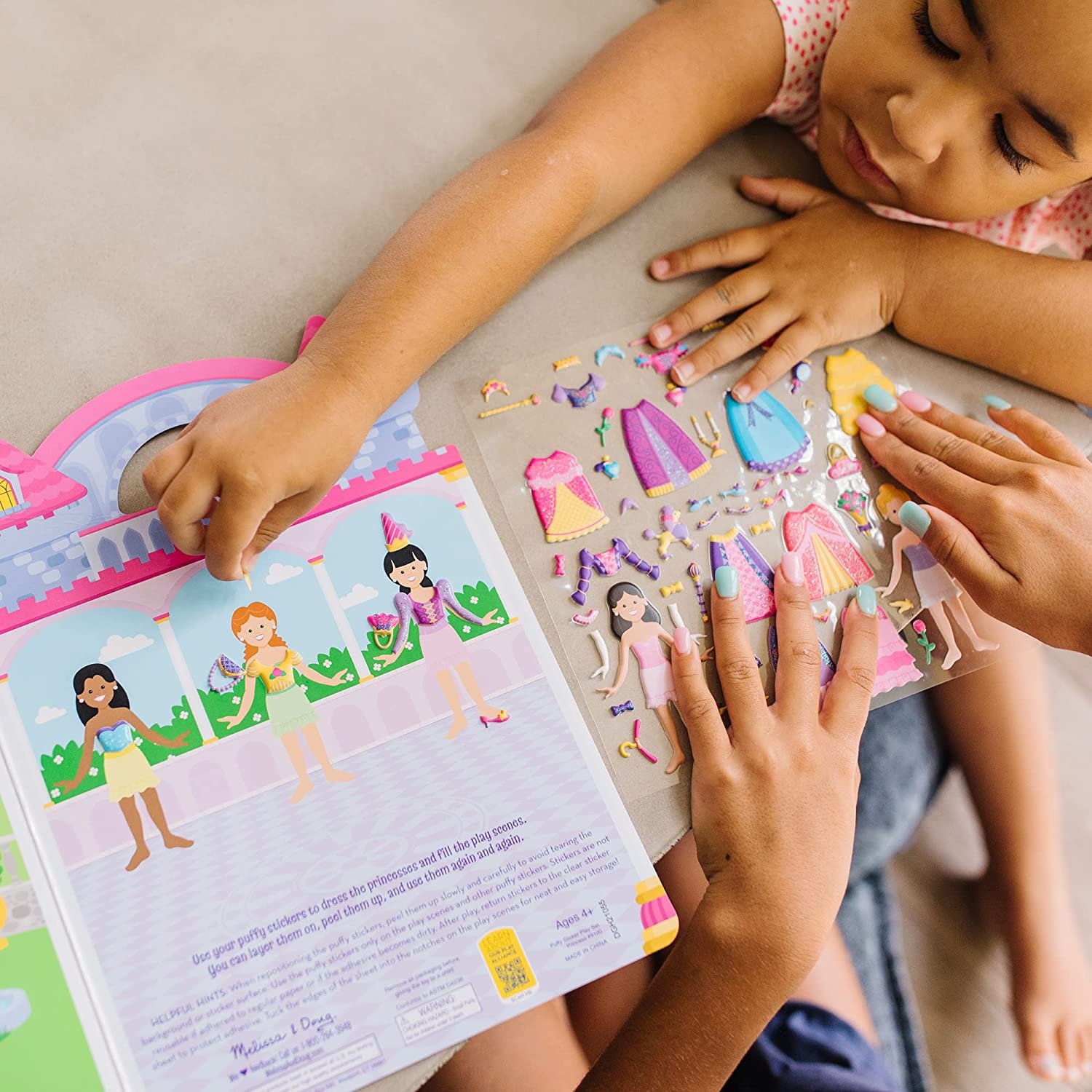 Melissa & Doug Puffy Sticker Activity Books Set: