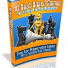 10 Best Board Games for Family Fun and Happiness –  eBook