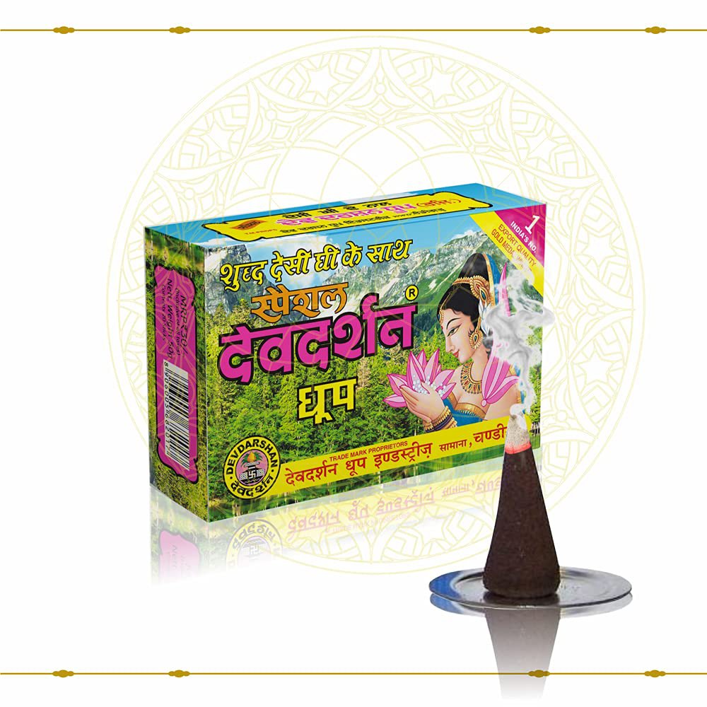 Devdarshan Special Dhoop Large, 50g in Each Unit (Pack of 24 Units)