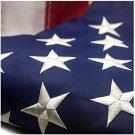 5x8 ft American Flag US Flag Brass Flag with Grommet Embroidered UV Fade resist