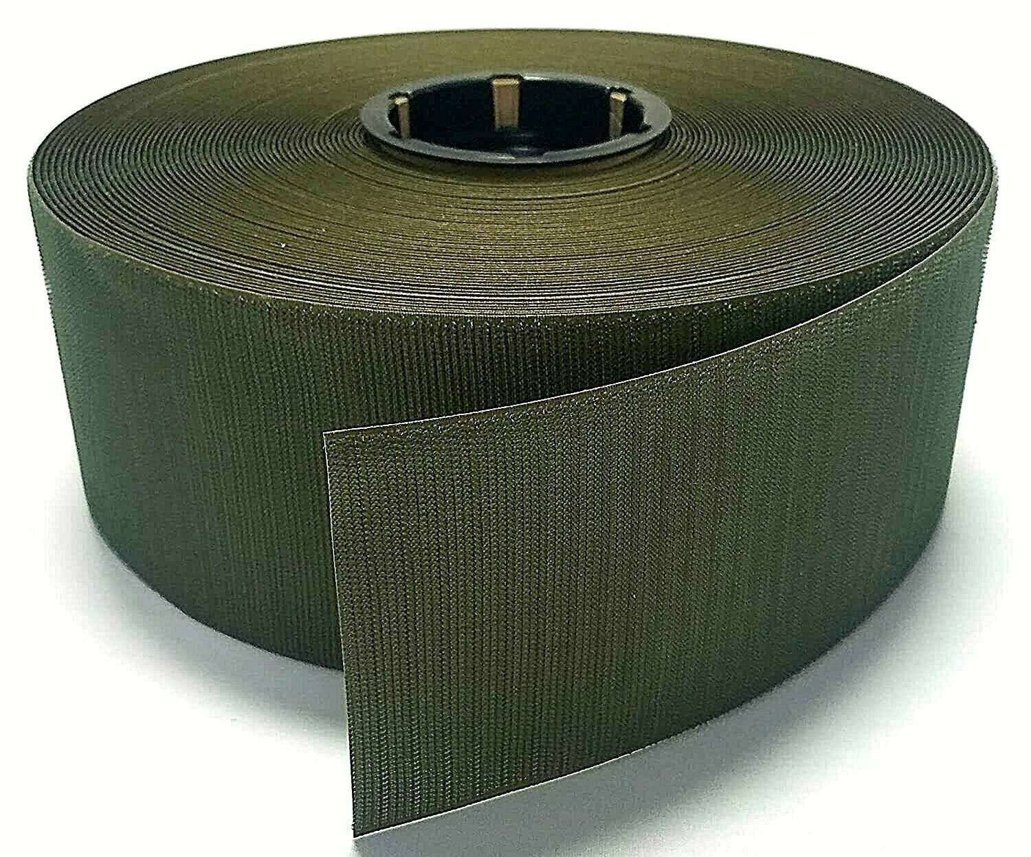 4" MIL-SPEC Olive Green SEW-ON Strip 4" x 36" Length - HOOK(hard) SIDE ONLY