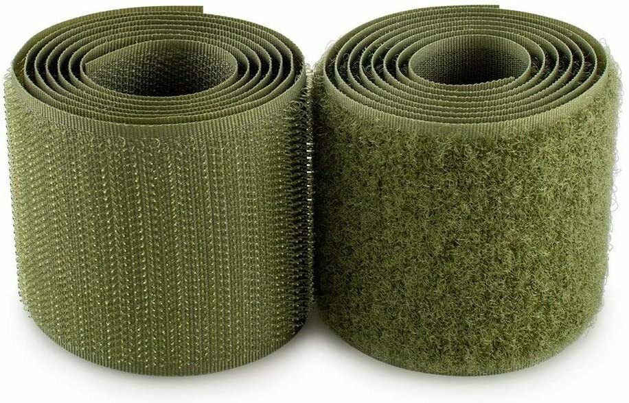 2" OLIVE GREEN MIL-SPEC Velcro&Acirc;&reg; Brand Hook & Loop Set - SEW-ON TYPE - 1 YARD