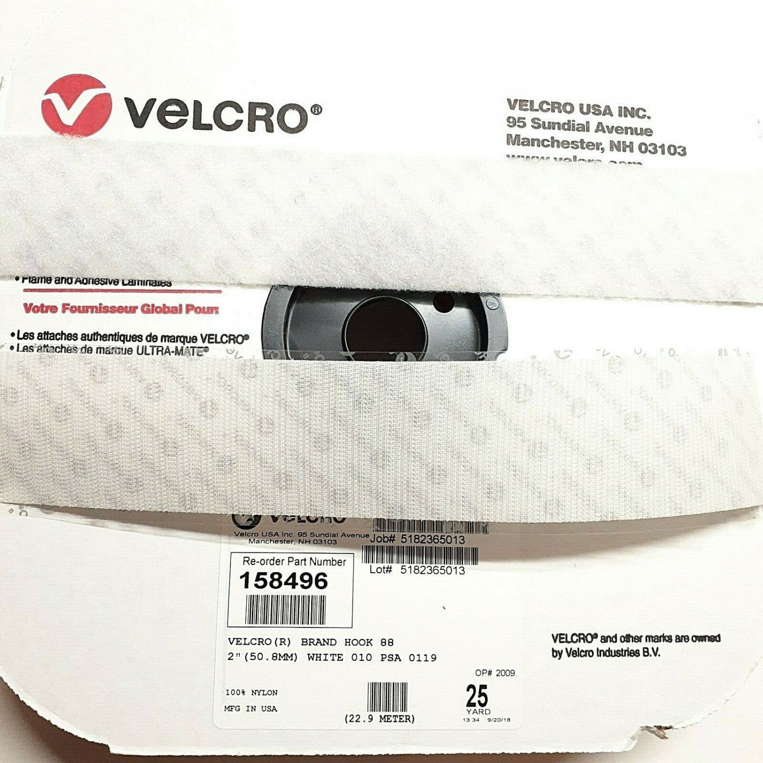 VELCRO® Brand 1 Inch Wide HIGH-TACK Self Adhesive Strip Set - 5