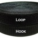 Velcro® Brand 5/8" Inch Wide Black Hook and Loop Set - SEW-ON Type - 5 YARDS
