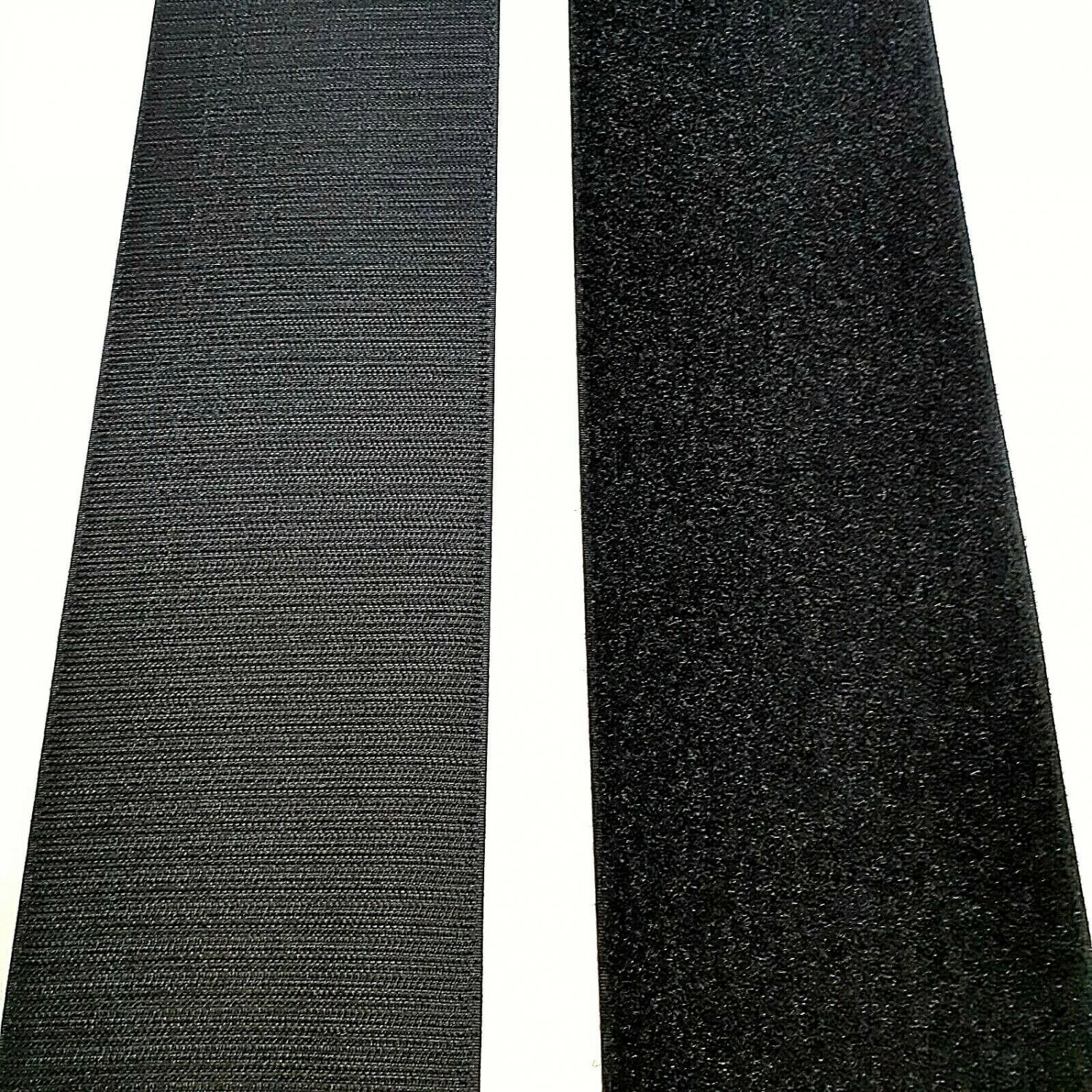 Velcro&Acirc;&reg; Brand 6" X 24"  Black Hook and Loop Set - SEW-ON TYPE - UNCUT
