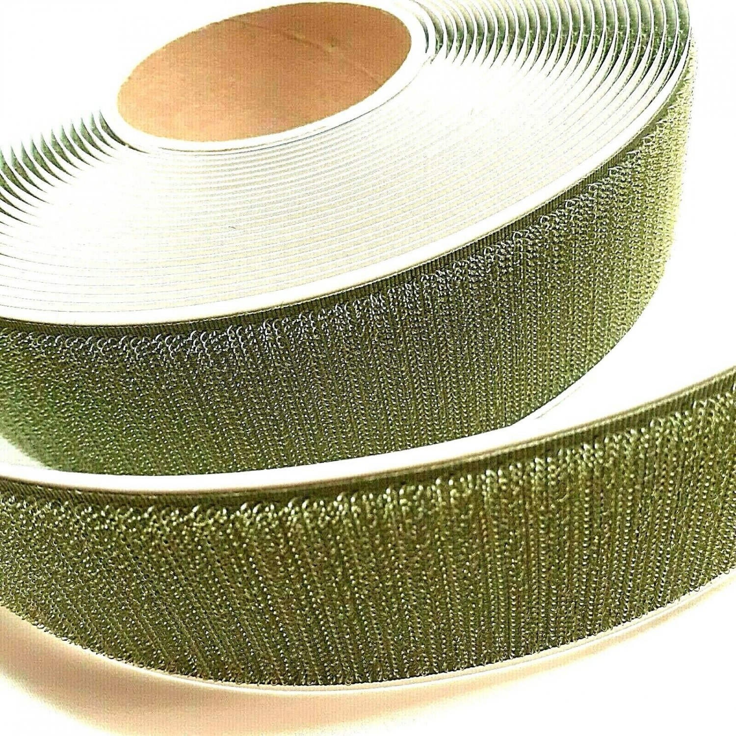 2" MIL-SPEC Olive Drab(OD) Green Hook & Loop Set - HIGH-TACK ADHESIVE - 1 YARD