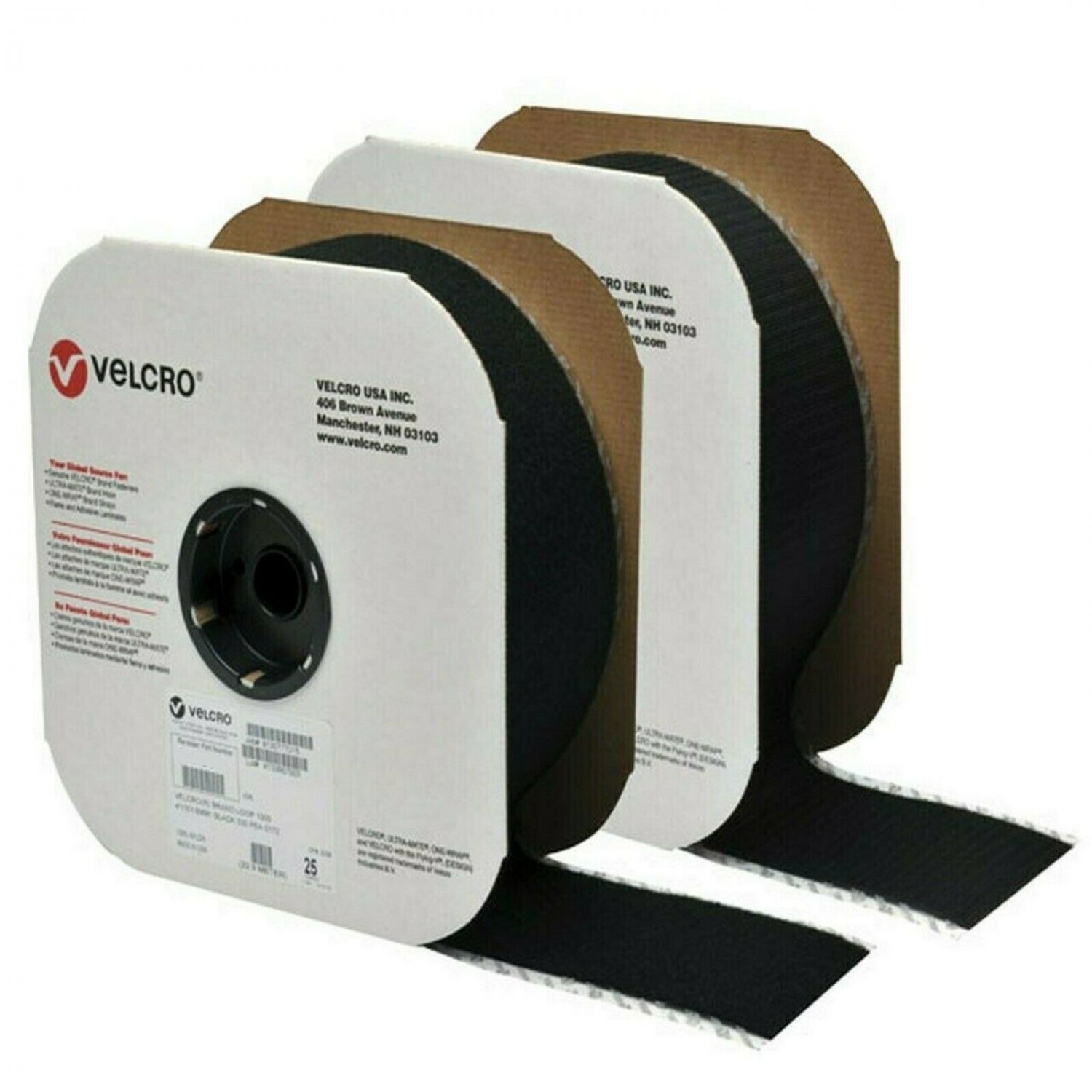 4" Wide VELCRO&Acirc;&reg; Brand HIGH-TACK Acrylic Adhesive Hook & Loop Set - 12" inches