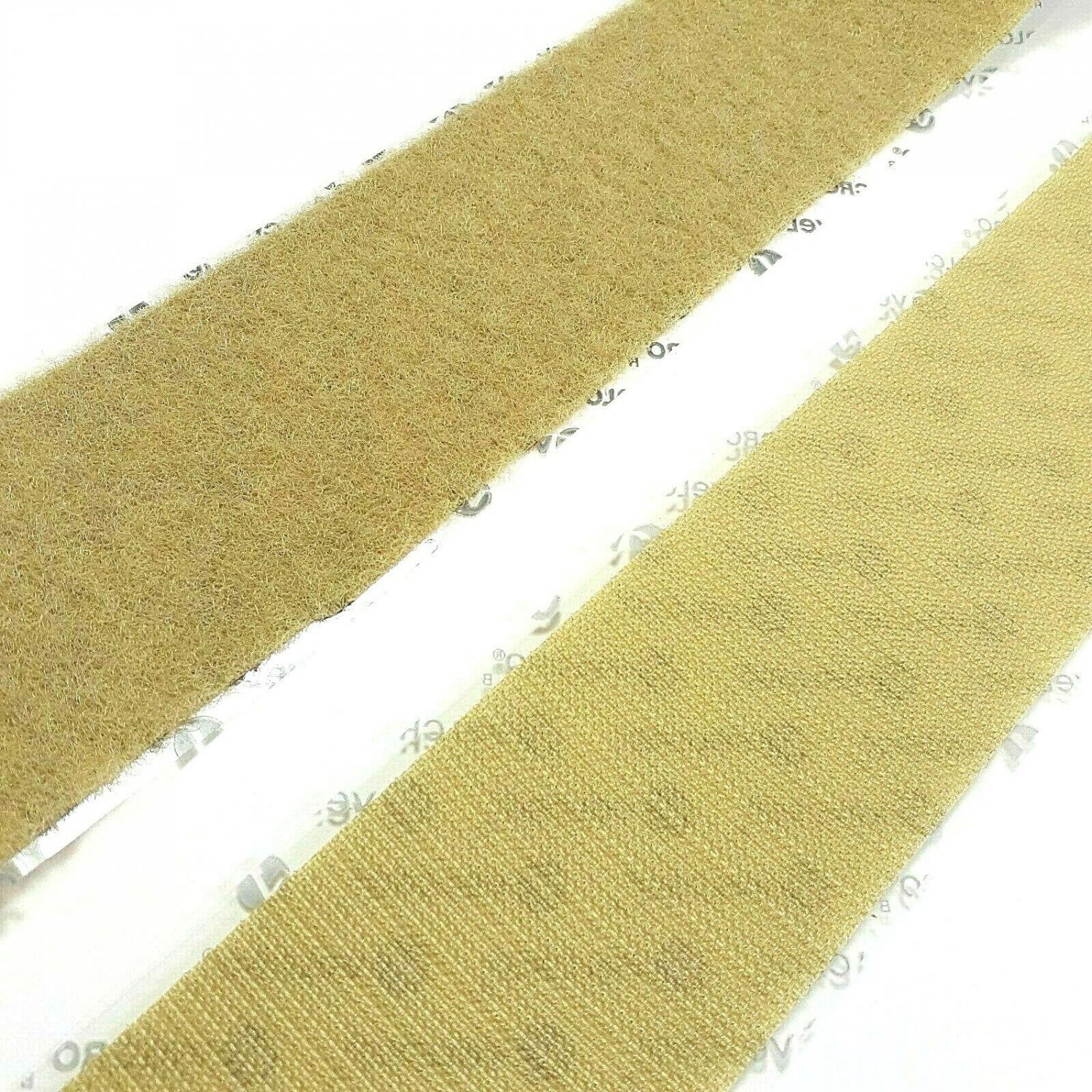2" Beige VELCRO&Acirc;&reg; Brand HIGH-TACK Self Adhesive Hook and Loop Set - 1 YARD