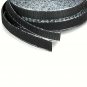 1" Wide VELCRO® Brand HIGH-TACK Self Adhesive Black Tape Strip Set - 10 FEET
