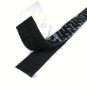 1" Wide VELCRO&Acirc;&reg; Brand HIGH-TACK Self Adhesive Black Tape Strip Set - 2 YARDS
