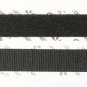 1" Wide VELCRO&Acirc;&reg; Brand HIGH-TACK Self Adhesive Black Tape Strip Set - 2 YARDS