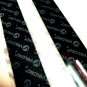 1" Wide VELCRO&Acirc;&reg; Brand HIGH-TACK Self Adhesive Black Tape Strip Set - 2 YARDS
