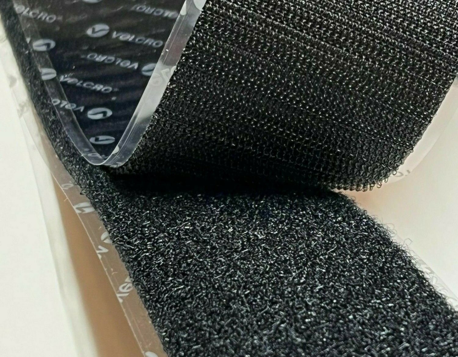 2" x 24" VELCRO&Acirc;&reg; Brand Hook and Loop Set - HI-TACK Adhesive - Black - UNCUT
