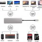 USB C Adapter for MacBook - 5 in 1 Type C Hub, USB C Dock with USB-C to 4K HDMI, 2 USB 3.0 Ports