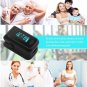 Amalen OLED Finger Pulse Oximeter, O2 Meter, Color Black