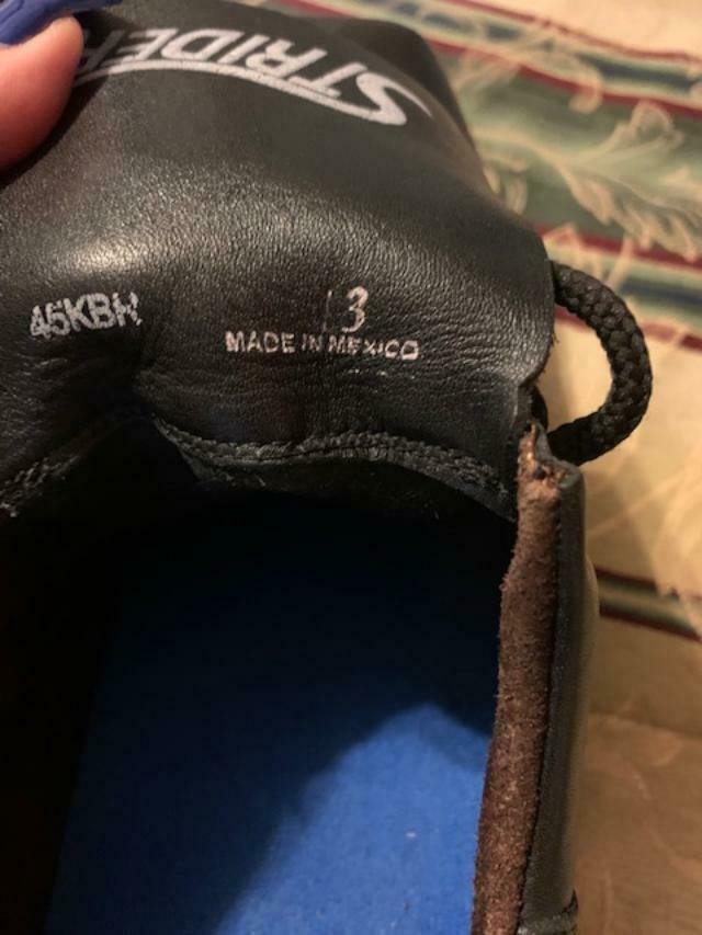 Ray Guy Strider Square Toe Right Foot Kicking Shoe Sz 13 EUC