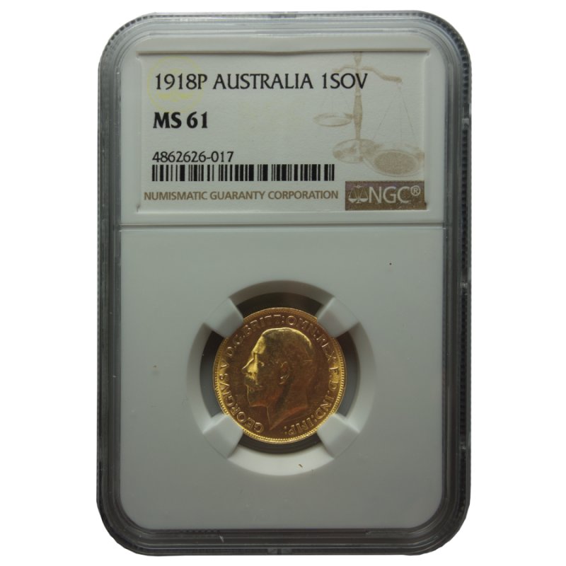 GEORGE V 1918 PERTH MS61
