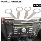 PC5-132 Audi VW Mercedes CD radio stereo removal keys pins head unit tools set