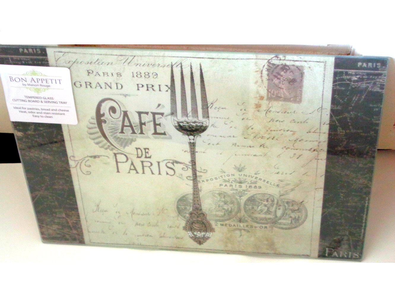 tempered glass cutting board heat resistant bon appetit cafe de glass cutting board serving tray tempered glass cutting board heat resistant bon appetit cafe de glass cutting board serving tray