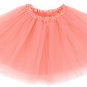 3-Layered Tulle Women Teen Girl Ballet Dance Tutu Skirt. Fit Most Size 4-16: #24 Samon