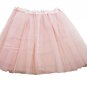 3-Layered Tulle Women Teen Girl Ballet Dance Tutu Skirt. Fit Most Size 4-16: #26 Rose Gold
