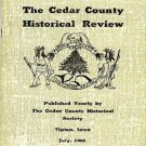 Cedar County Iowa Historical Review 1966  old schools 1966