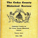 CEDAR COUNTY Historical  Review  1965 Marriage records 1854-55