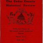 1971 Iowa Cedar County Historical Review, limited edition
