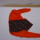 DOG Bandana  Fall Halloween Handcrafted Cotton machine embroidery eC304